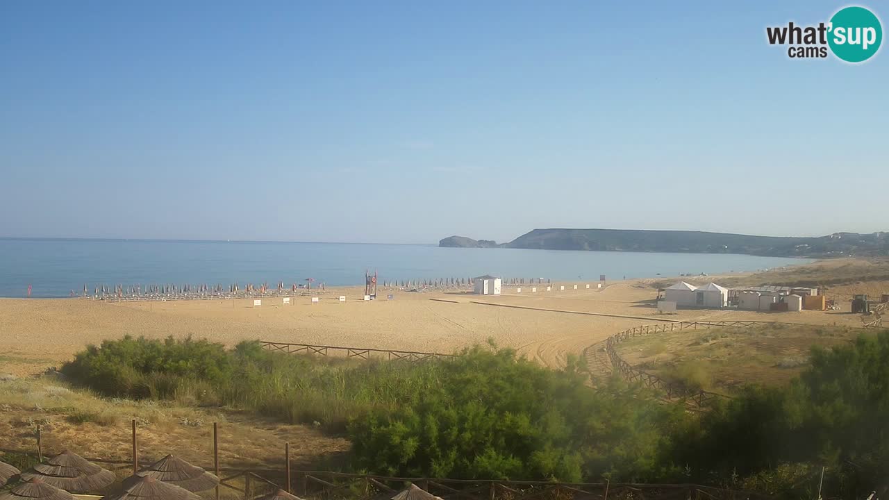 Webcam Torre dei Corsari – Liveblick auf den Strand von Punta Usai