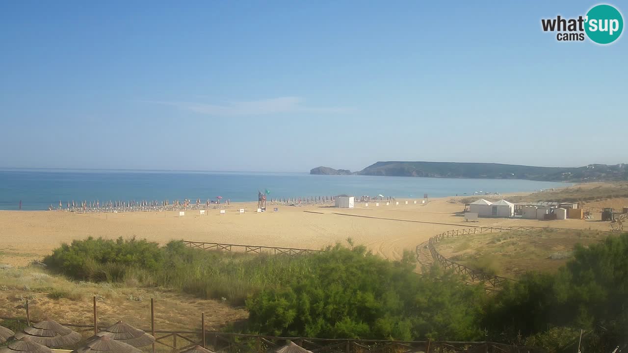 Webcam Torre dei Corsari – Live Beach View from Punta Usai