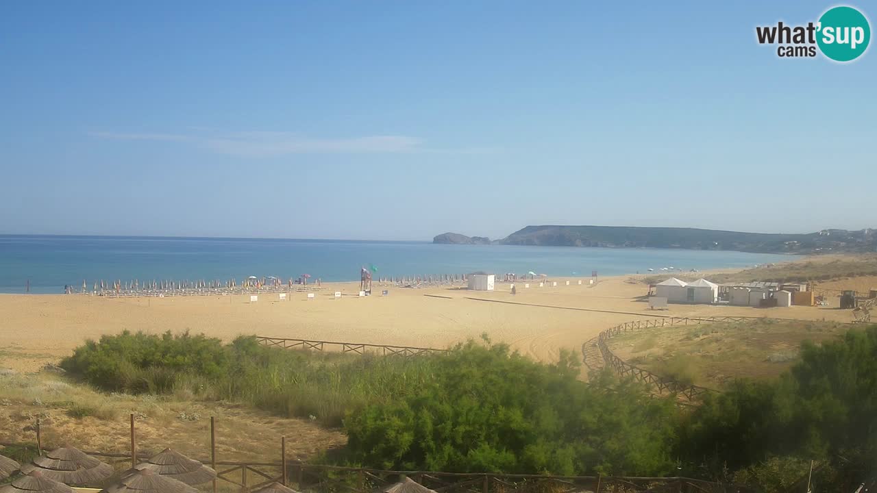 Webcam Torre dei Corsari – Vista live sulla spiaggia da Punta Usai