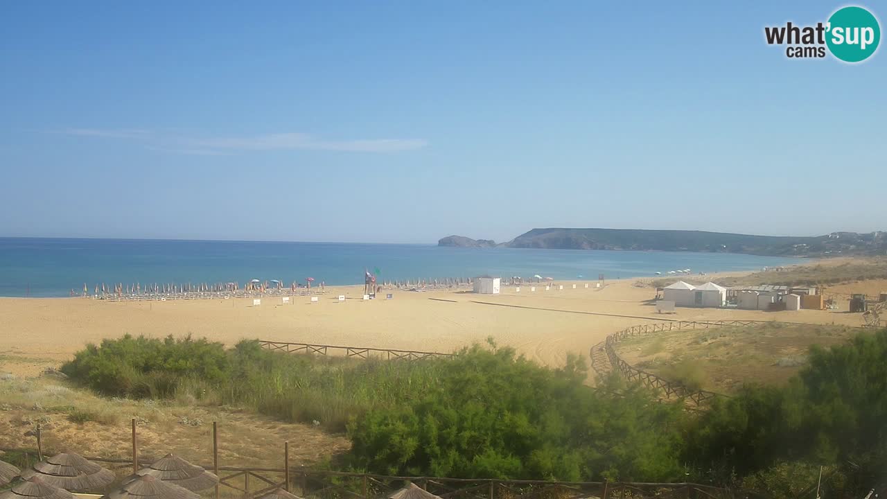 Webcam Torre dei Corsari – Vue en direct sur la plage depuis Punta Usai