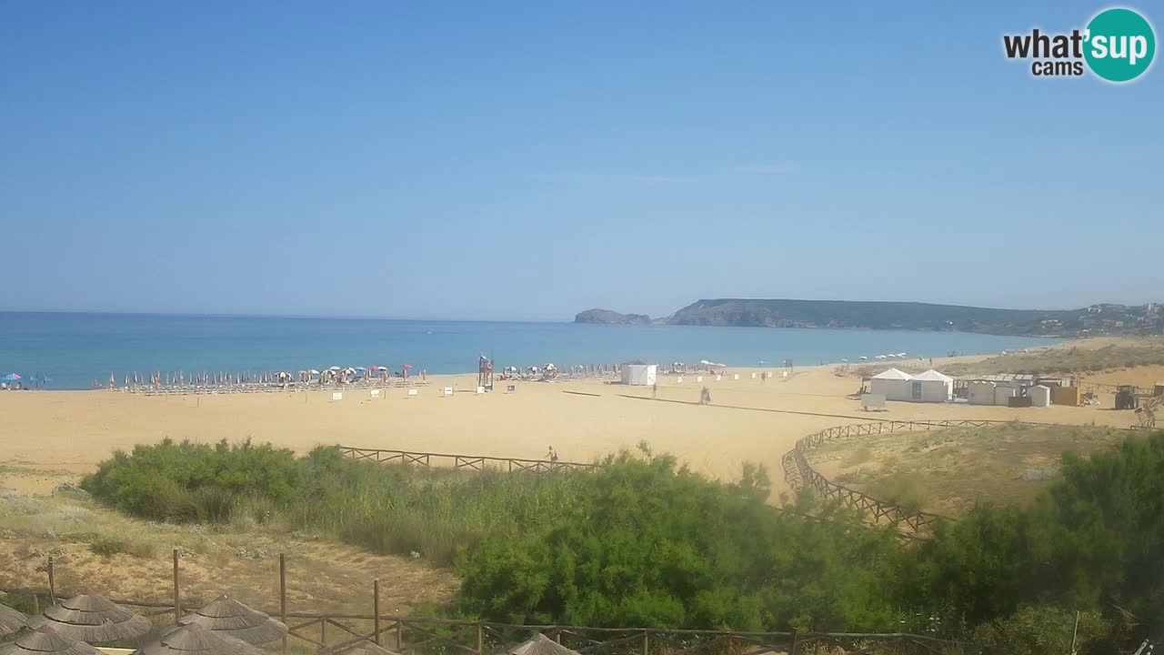 Webcam Torre dei Corsari – Live Beach View from Punta Usai