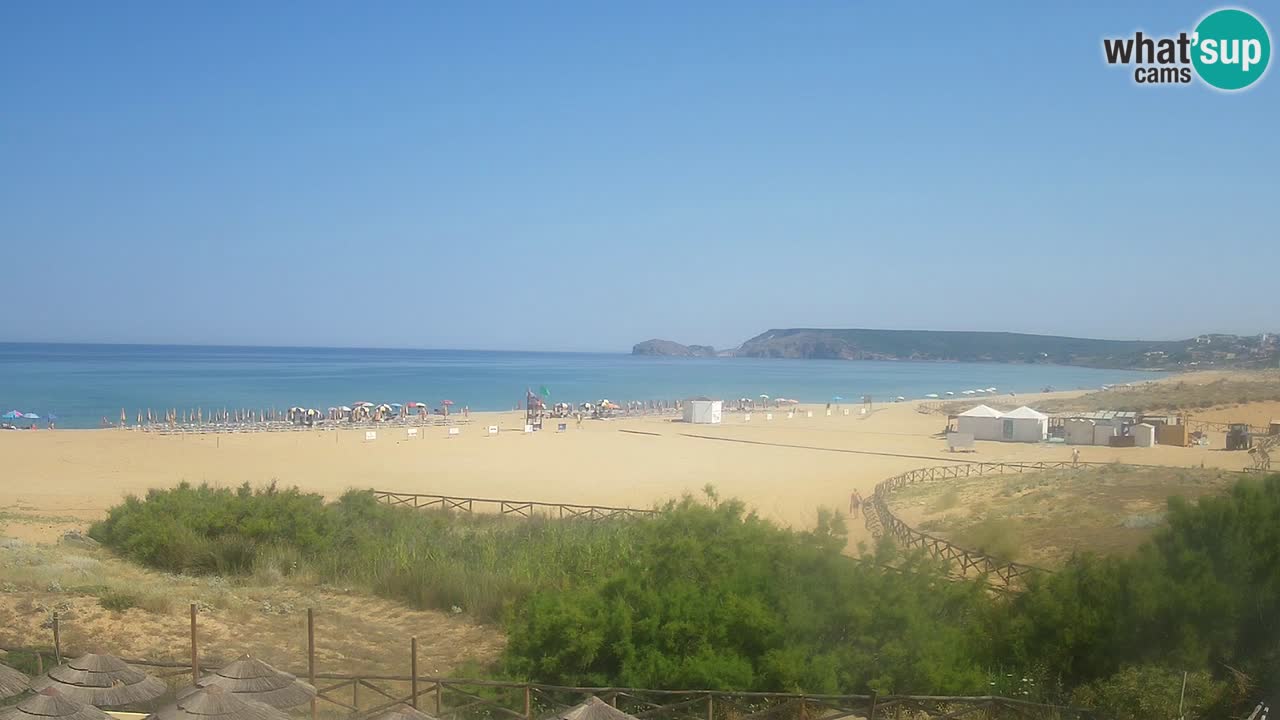 Webcam Torre dei Corsari – Live Beach View from Punta Usai