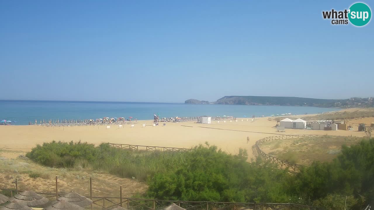 Webcam Torre dei Corsari – Vue en direct sur la plage depuis Punta Usai