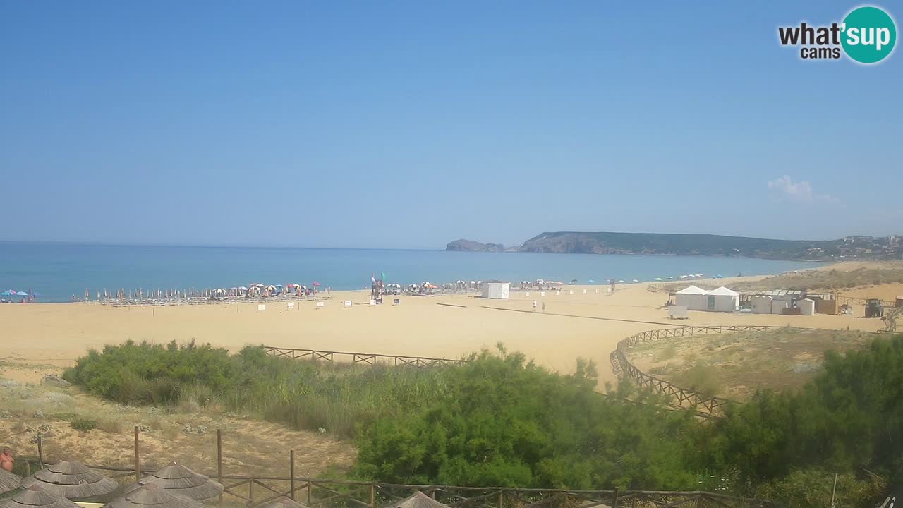 Webcam Torre dei Corsari – Live Beach View from Punta Usai