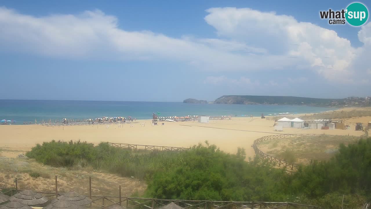 Web kamera Torre dei Corsari – Pogled uživo na plažu s Punta Usai