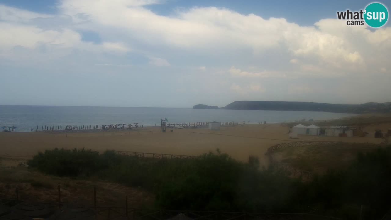 Web kamera Torre dei Corsari – Pogled uživo na plažu s Punta Usai