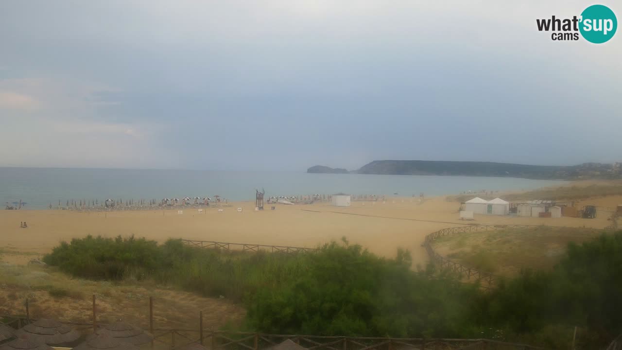 Web kamera Torre dei Corsari – Pogled uživo na plažu s Punta Usai