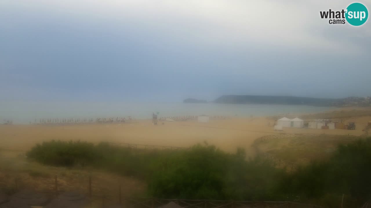 Webcam Torre dei Corsari – Liveblick auf den Strand von Punta Usai