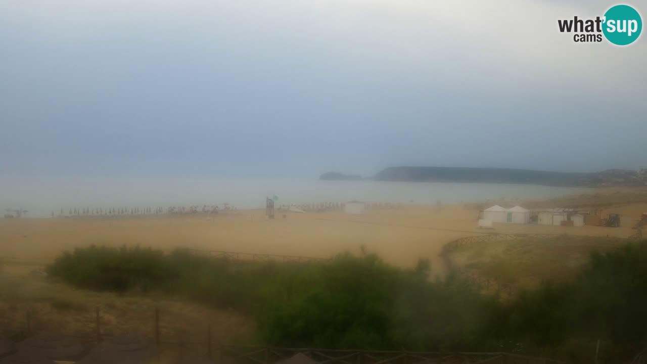 Cámara web Torre dei Corsari – Vista en directo de la playa desde Punta Usai