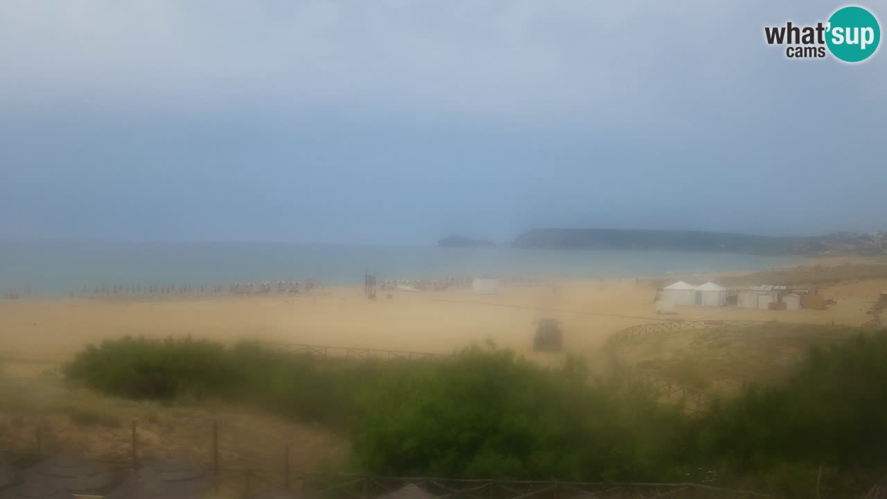 Cámara web Torre dei Corsari – Vista en directo de la playa desde Punta Usai