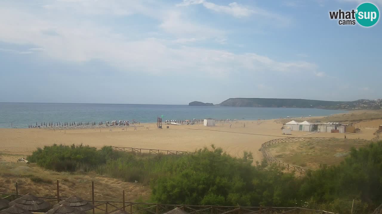 Cámara web Torre dei Corsari – Vista en directo de la playa desde Punta Usai