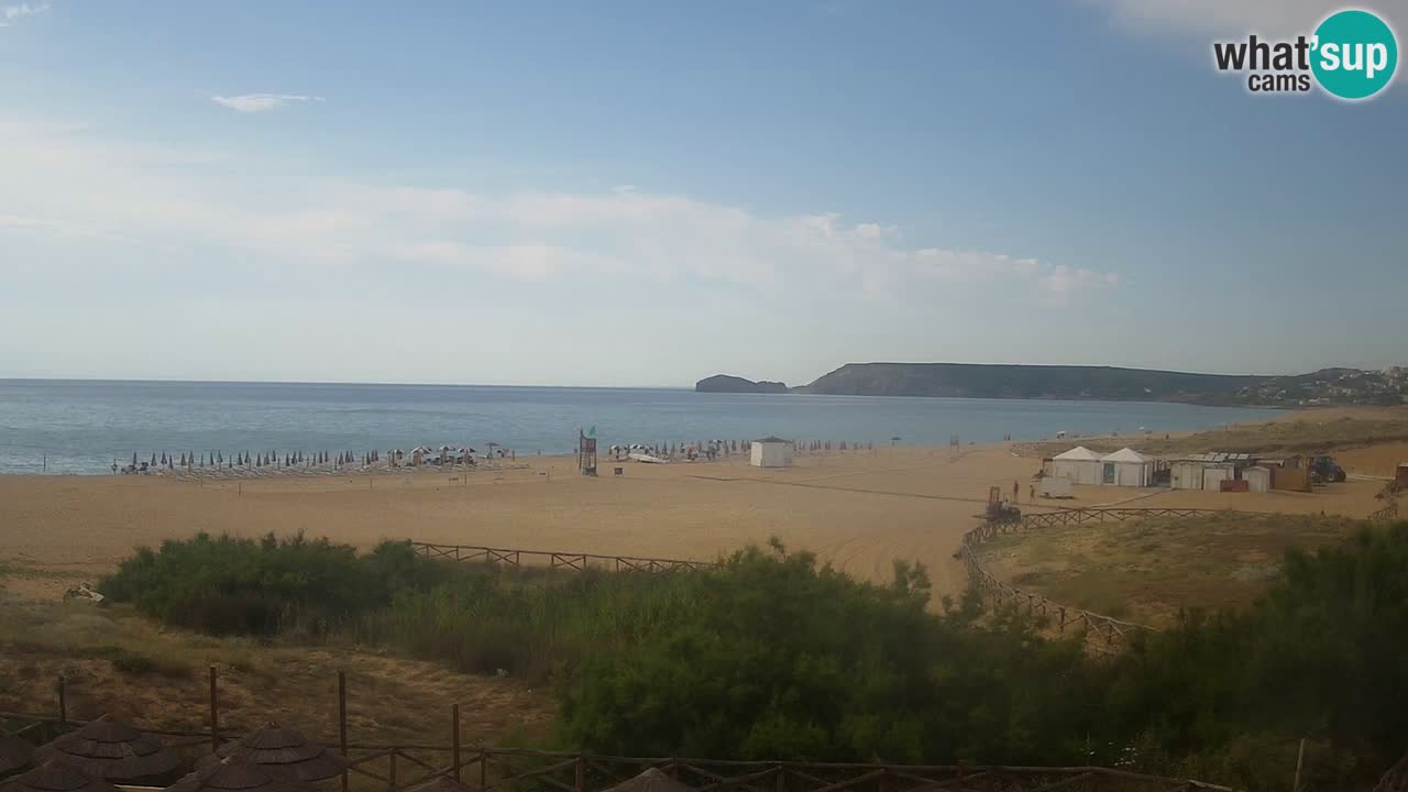 Cámara web Torre dei Corsari – Vista en directo de la playa desde Punta Usai