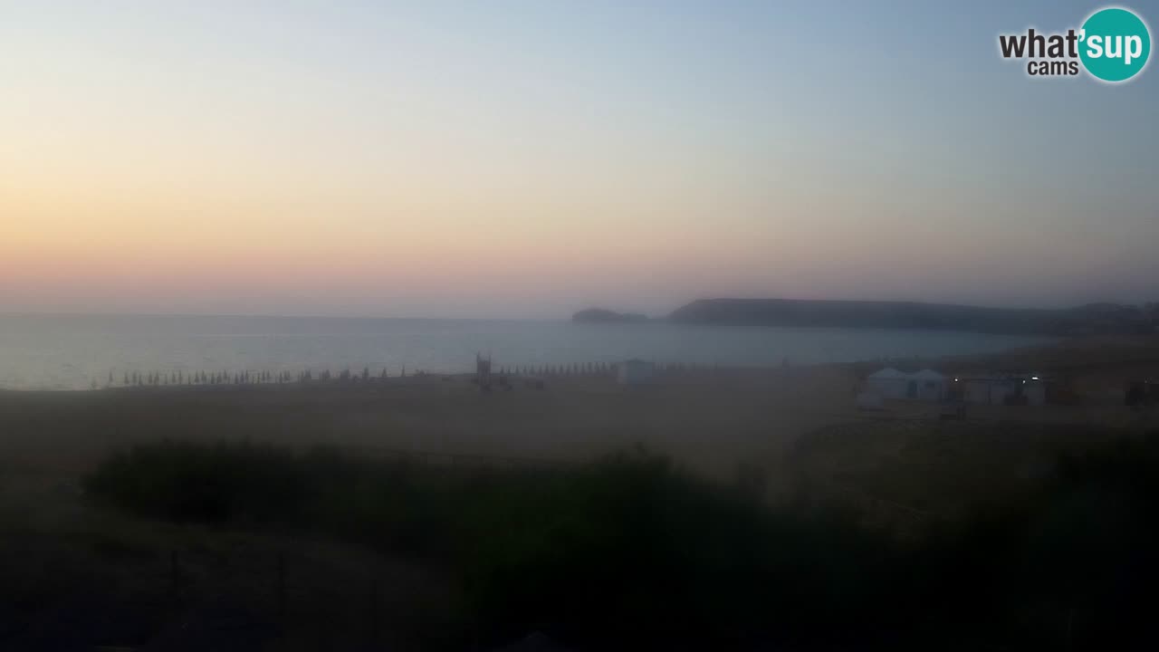 Webcam Torre dei Corsari – Vista live sulla spiaggia da Punta Usai