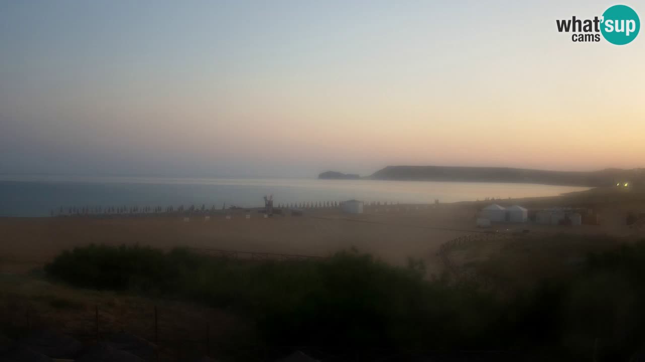 Webcam Torre dei Corsari – Vista live sulla spiaggia da Punta Usai