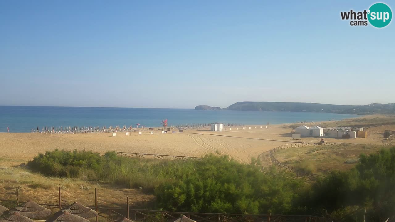 Webcam Torre dei Corsari – Vue en direct sur la plage depuis Punta Usai