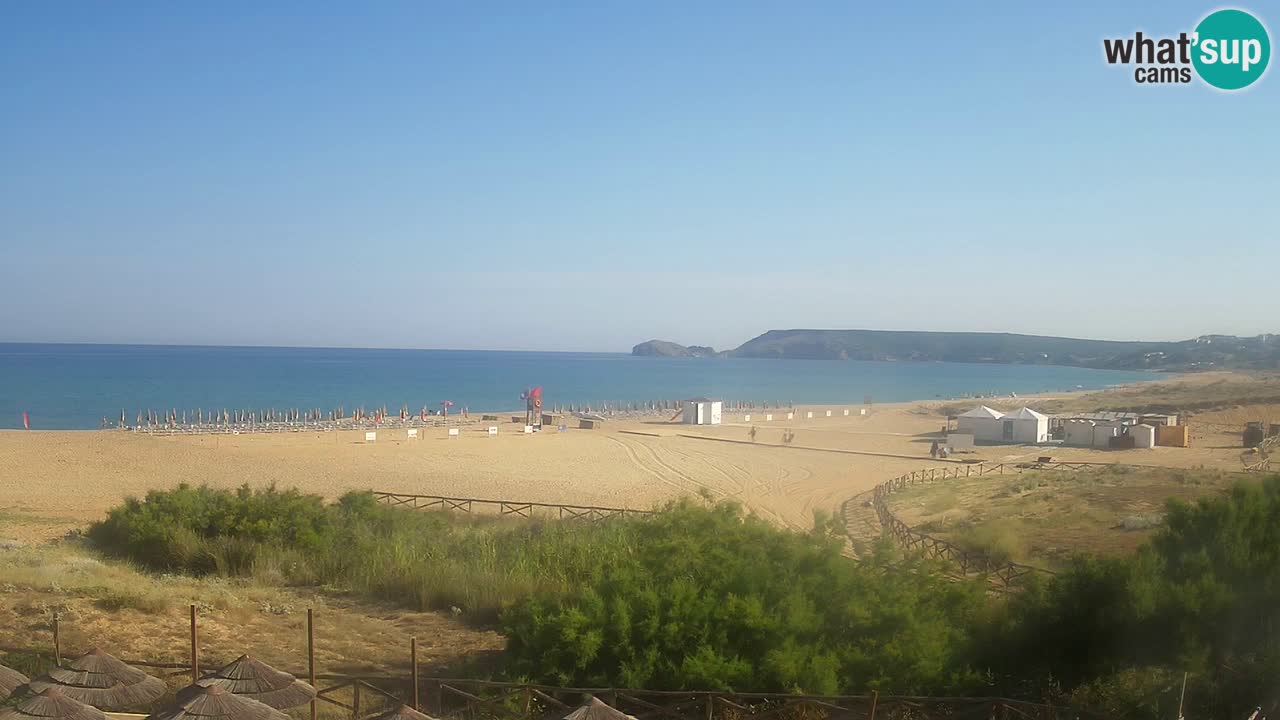 Webcam Torre dei Corsari – Live Beach View from Punta Usai
