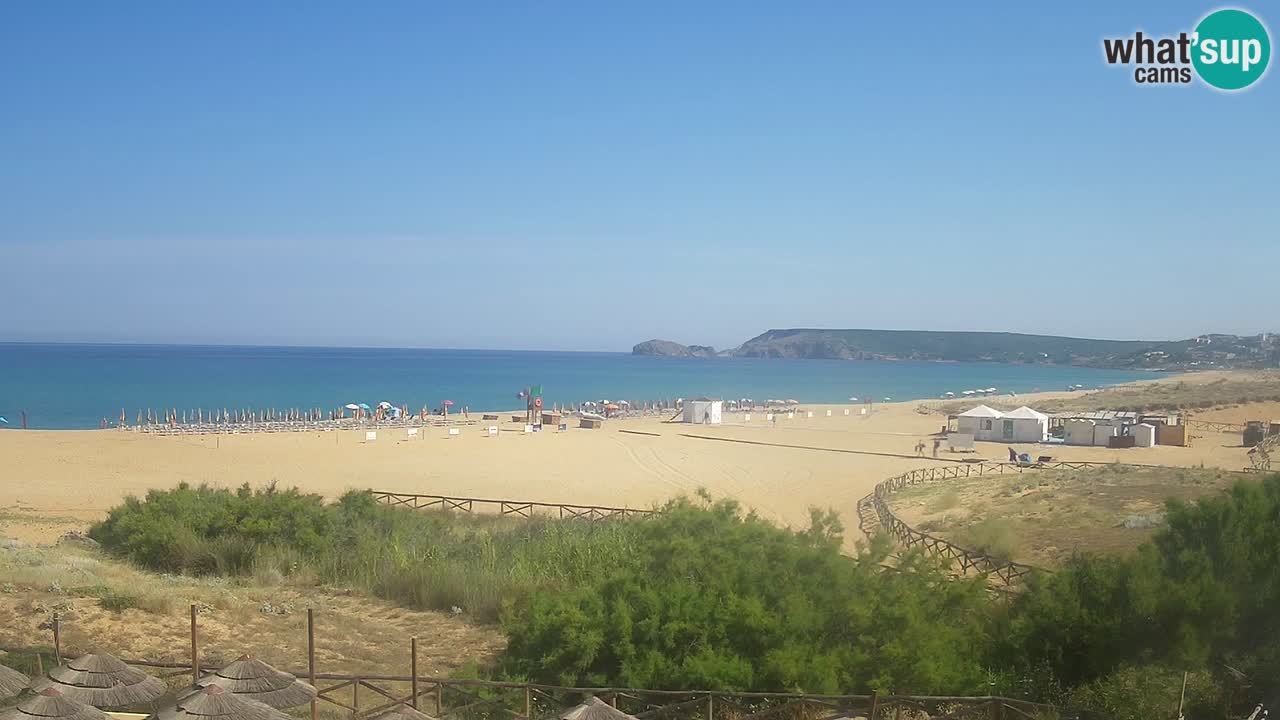 Webcam Torre dei Corsari – Live Beach View from Punta Usai