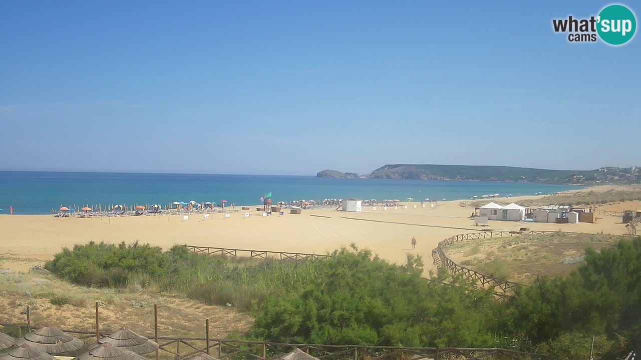 Webcam Torre dei Corsari – Liveblick auf den Strand von Punta Usai