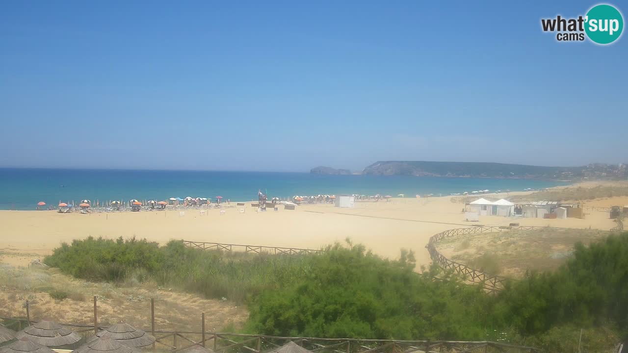 Webcam Torre dei Corsari – Liveblick auf den Strand von Punta Usai