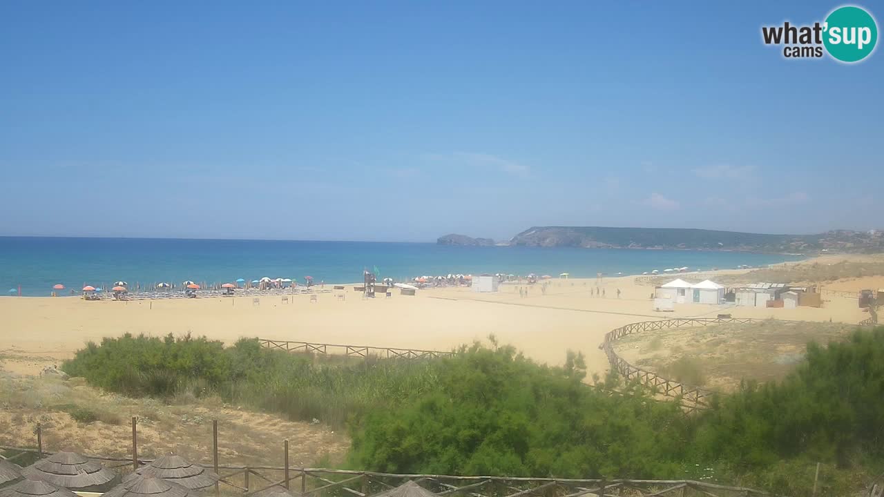 Webcam Torre dei Corsari – Vista live sulla spiaggia da Punta Usai