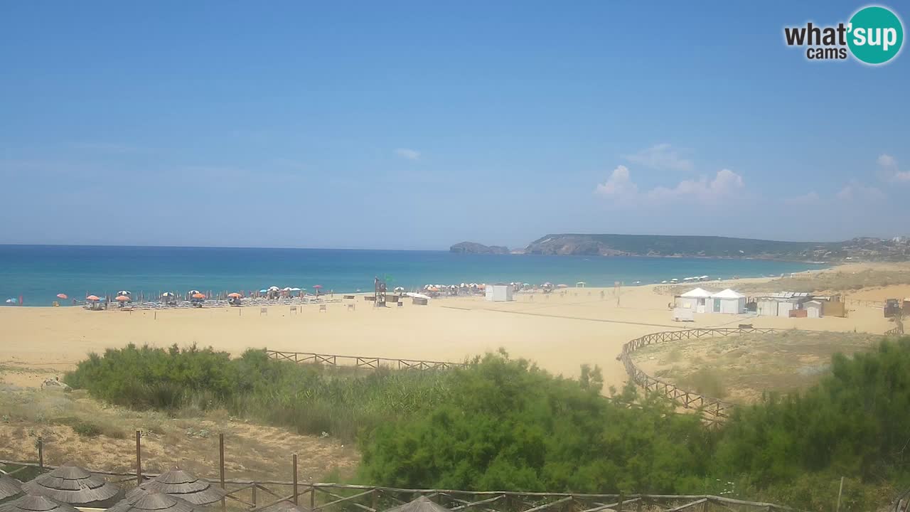 Webcam Torre dei Corsari – Vue en direct sur la plage depuis Punta Usai