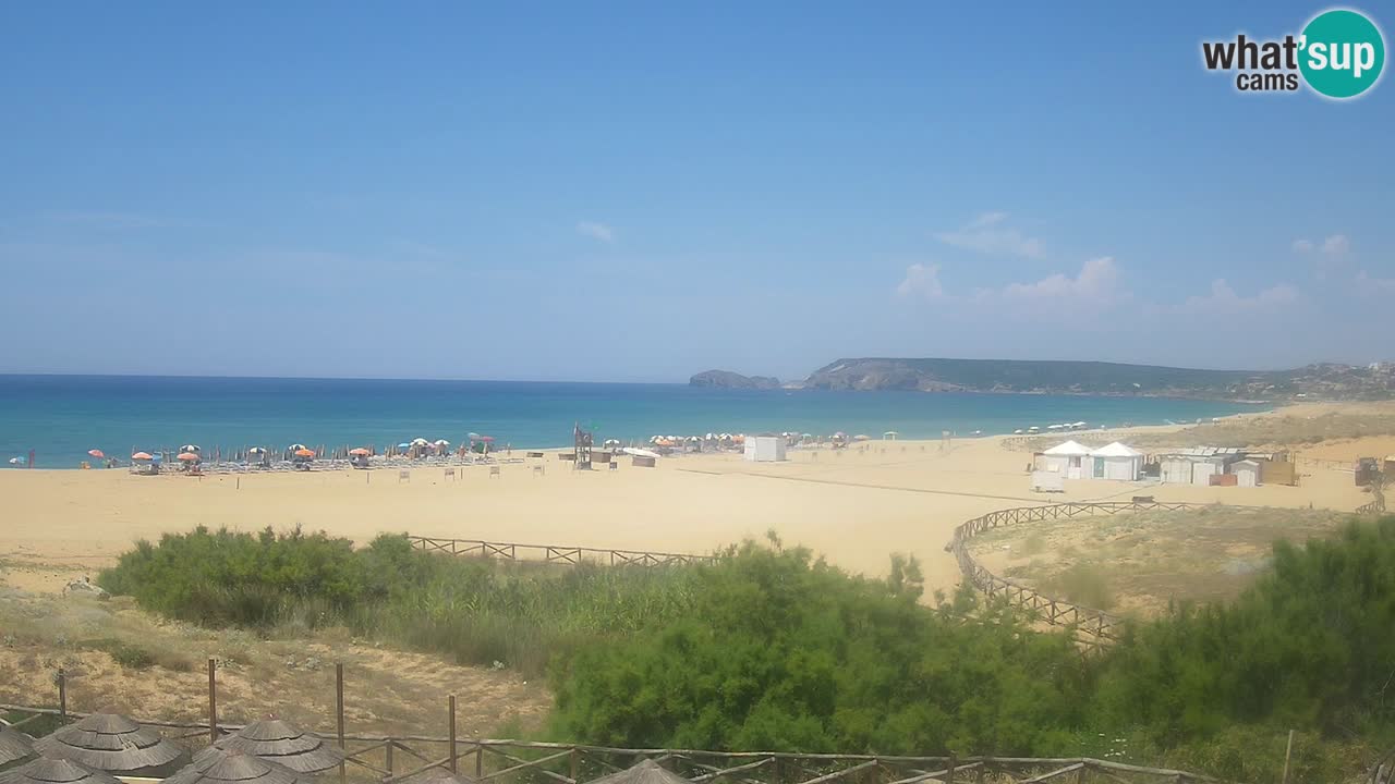 Webcam Torre dei Corsari – Vista live sulla spiaggia da Punta Usai