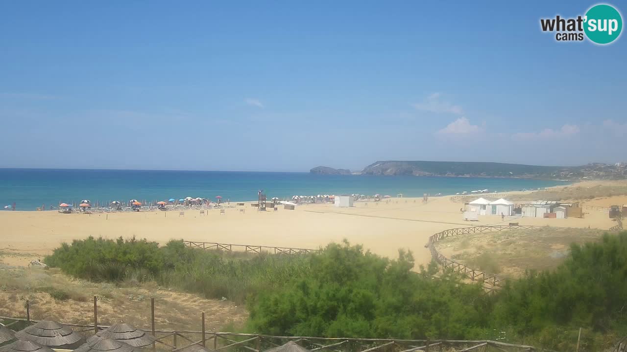 Webcam Torre dei Corsari – Liveblick auf den Strand von Punta Usai