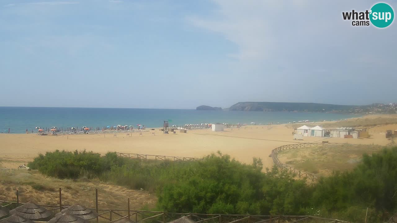 Cámara web Torre dei Corsari – Vista en directo de la playa desde Punta Usai