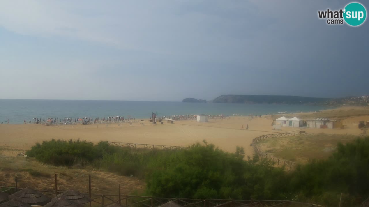 Webcam Torre dei Corsari – Vista live sulla spiaggia da Punta Usai