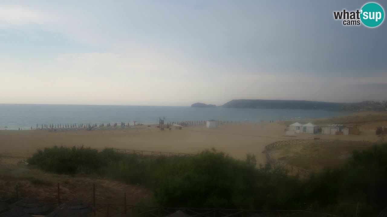 Webcam Torre dei Corsari – Vista live sulla spiaggia da Punta Usai