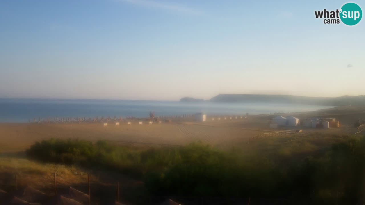 Webcam Torre dei Corsari – Vista live sulla spiaggia da Punta Usai