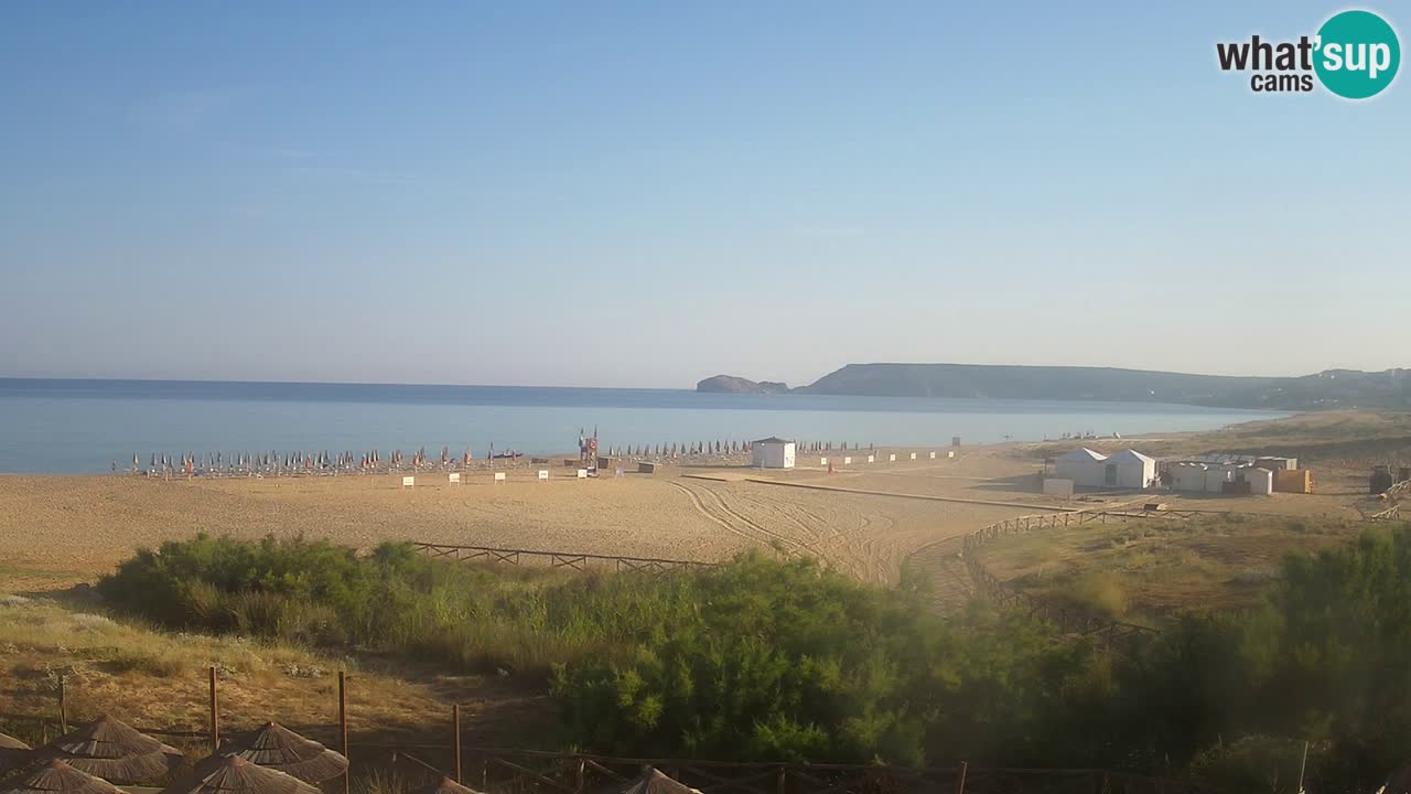 Webcam Torre dei Corsari – Vista live sulla spiaggia da Punta Usai