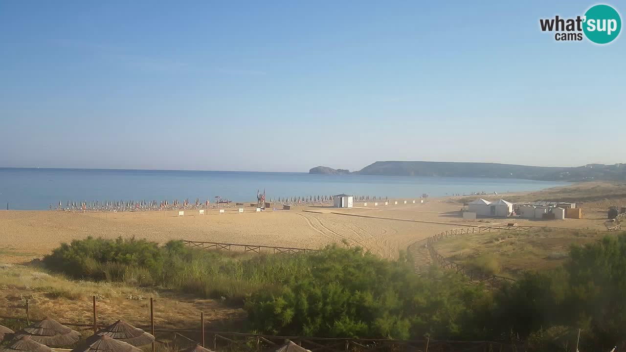 Webcam Torre dei Corsari – Vista live sulla spiaggia da Punta Usai