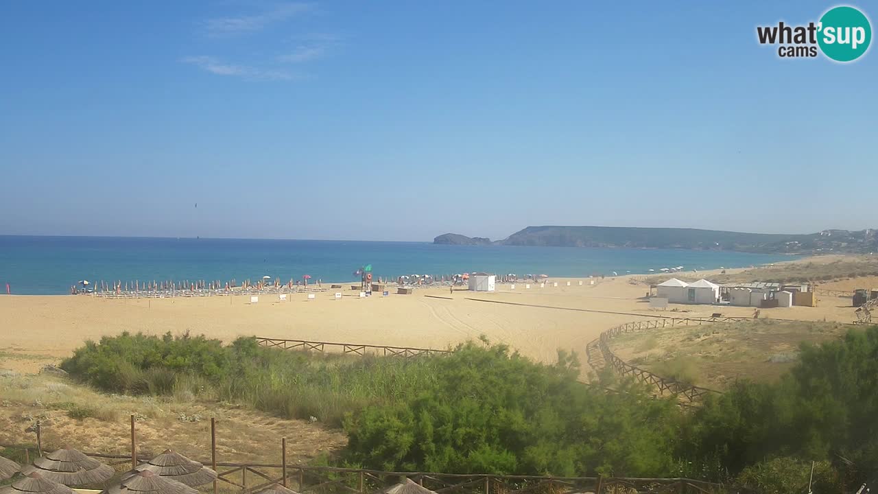 Webcam Torre dei Corsari – Live Beach View from Punta Usai