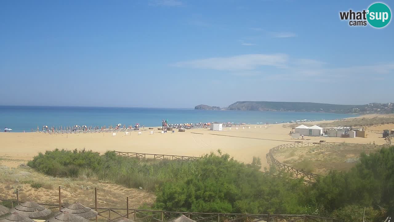 Webcam Torre dei Corsari – Vista live sulla spiaggia da Punta Usai