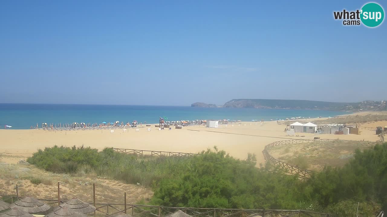 Webcam Torre dei Corsari – Vue en direct sur la plage depuis Punta Usai