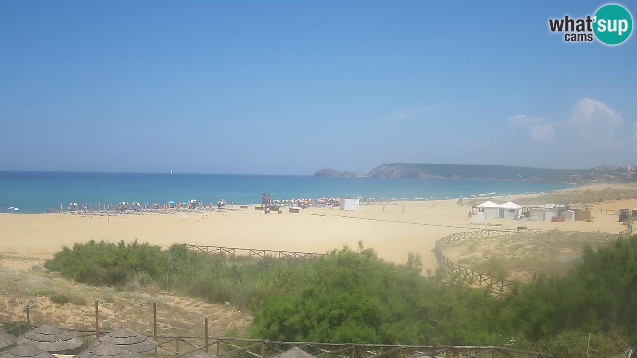 Webcam Torre dei Corsari – Vue en direct sur la plage depuis Punta Usai