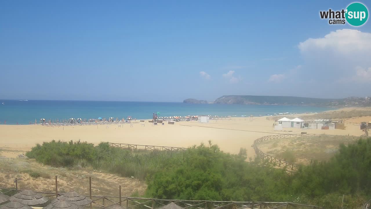 Webcam Torre dei Corsari – Vue en direct sur la plage depuis Punta Usai