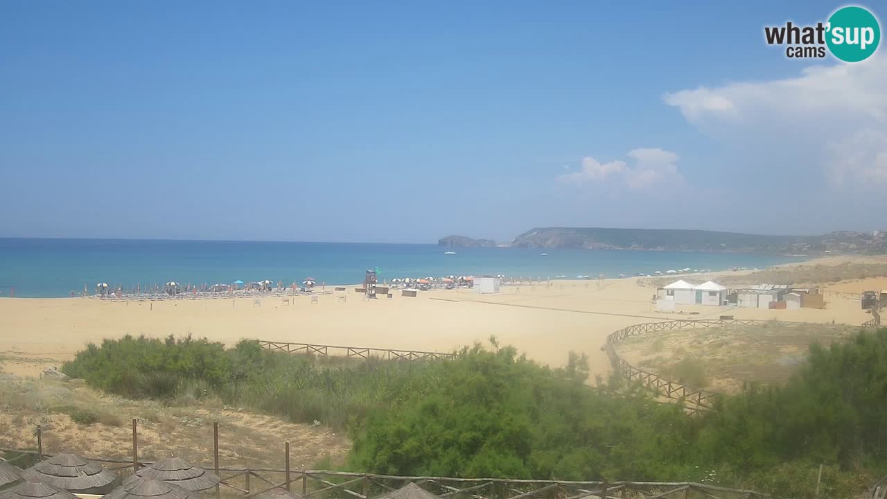 Webcam Torre dei Corsari – Vista live sulla spiaggia da Punta Usai