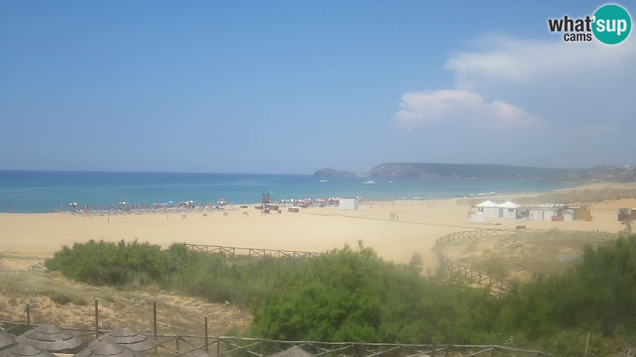 Spletna kamera Torre dei Corsari – Pogled v živo na plažo s Punta Usai