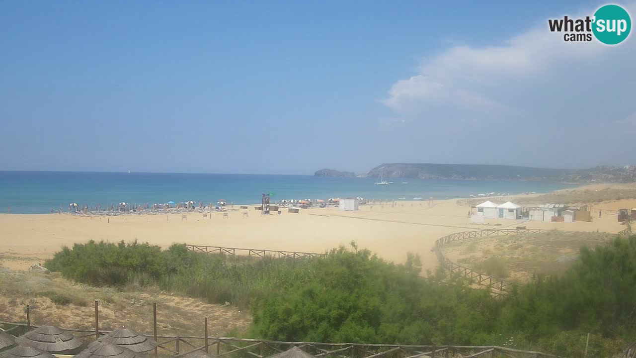 Webcam Torre dei Corsari – Liveblick auf den Strand von Punta Usai