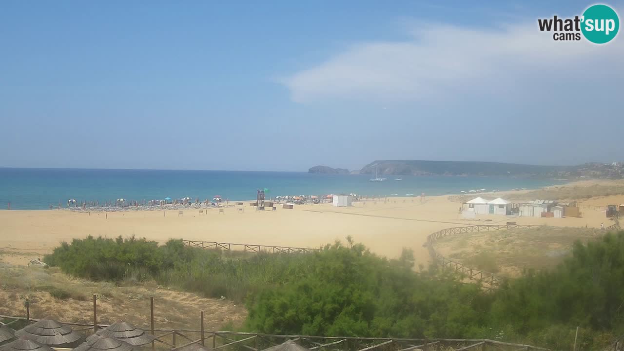 Webcam Torre dei Corsari – Vue en direct sur la plage depuis Punta Usai