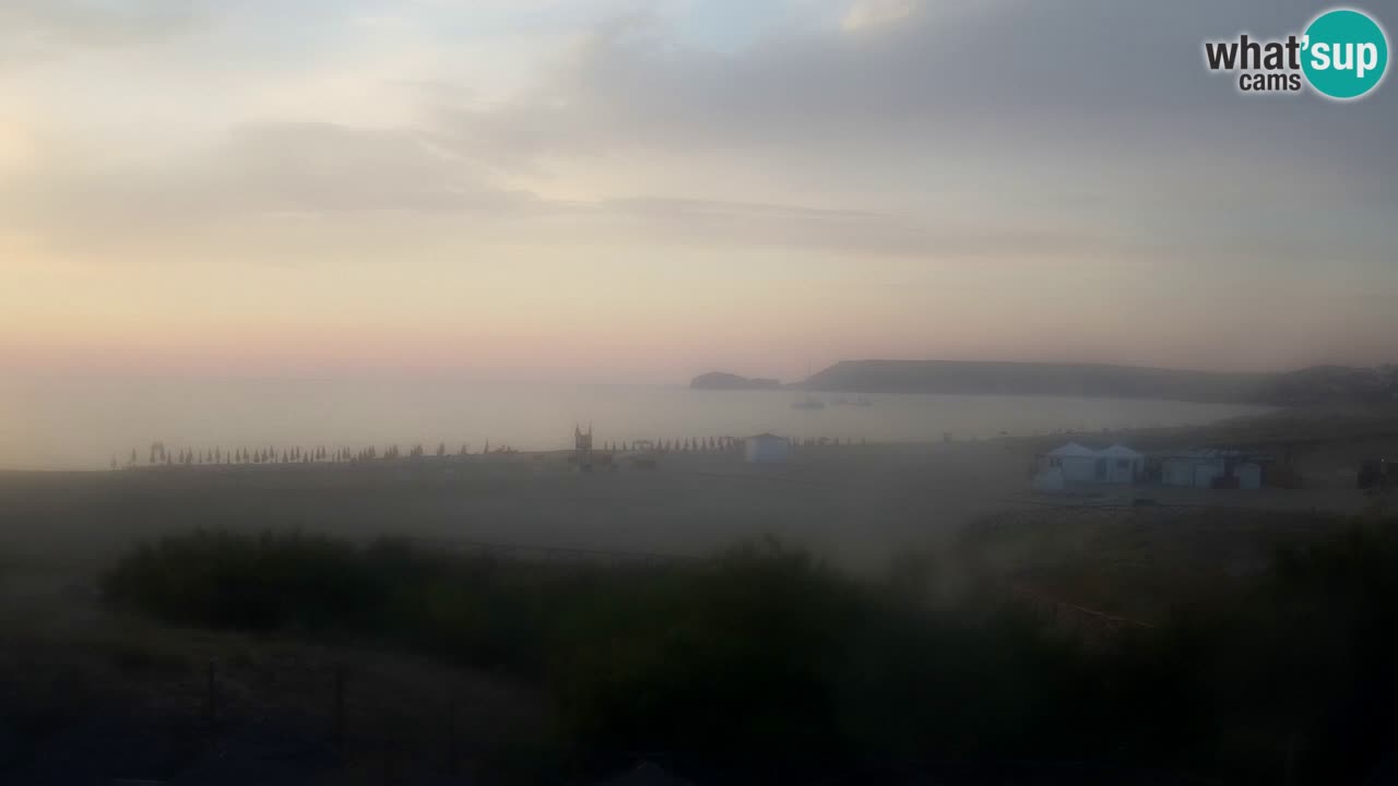 Cámara web Torre dei Corsari – Vista en directo de la playa desde Punta Usai