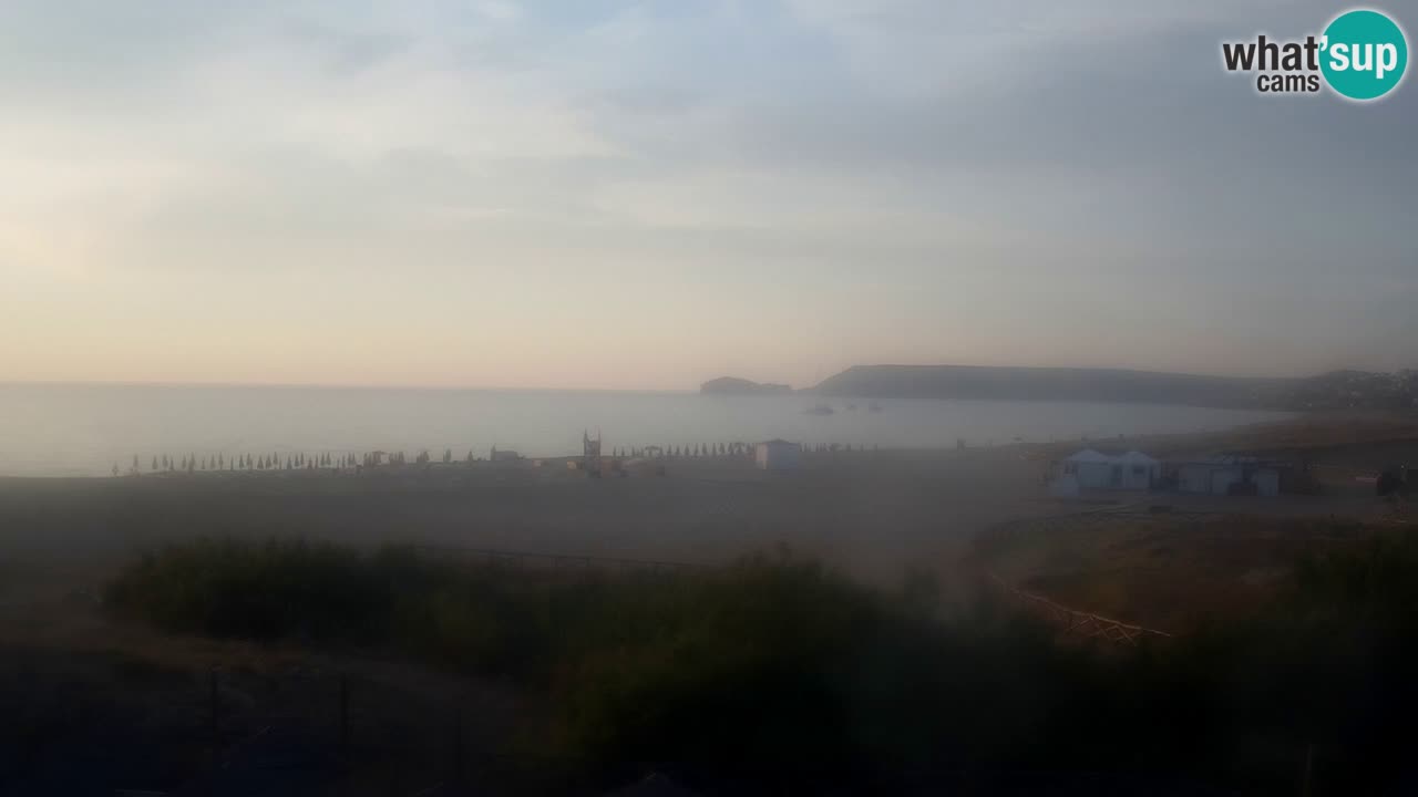 Webcam Torre dei Corsari – Vista live sulla spiaggia da Punta Usai