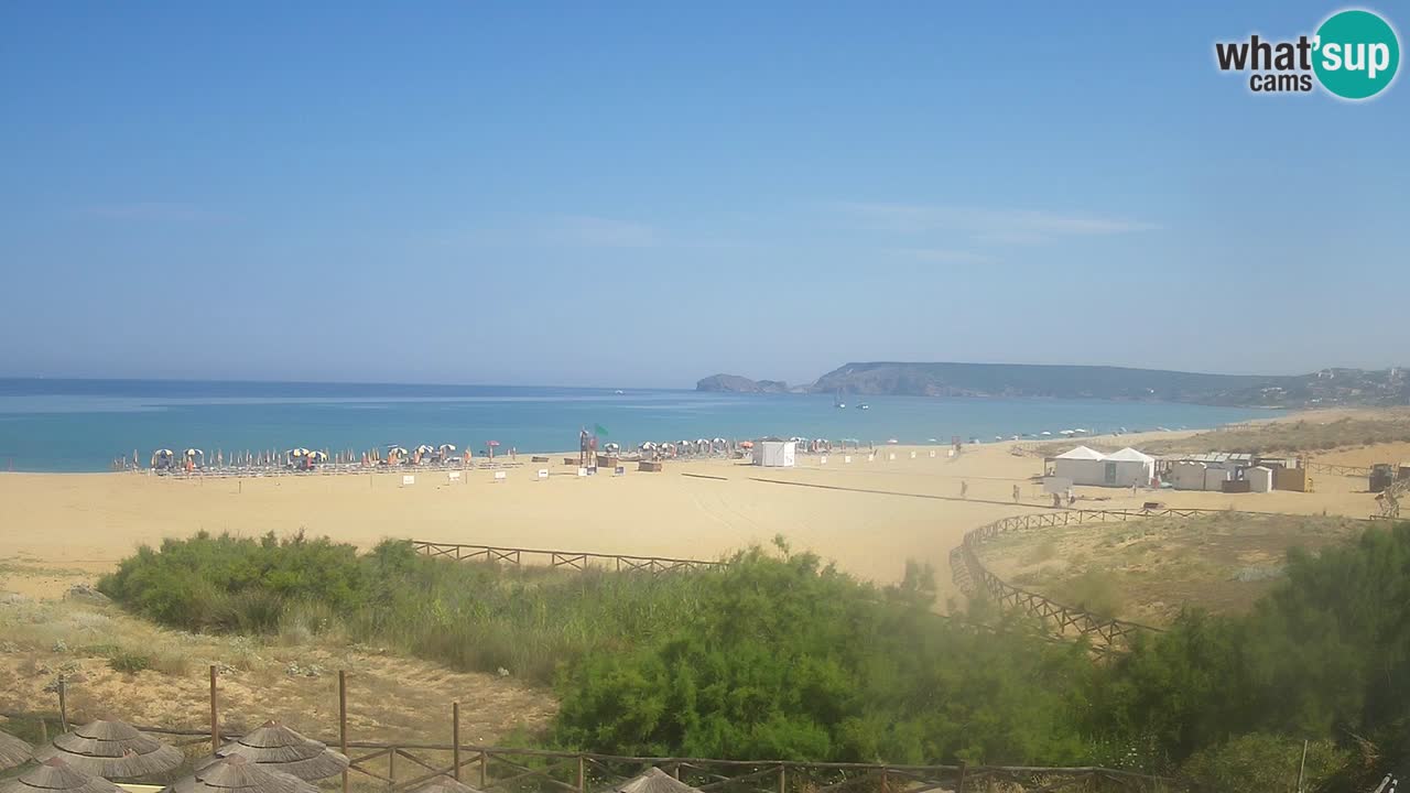 Webcam Torre dei Corsari – Live Beach View from Punta Usai