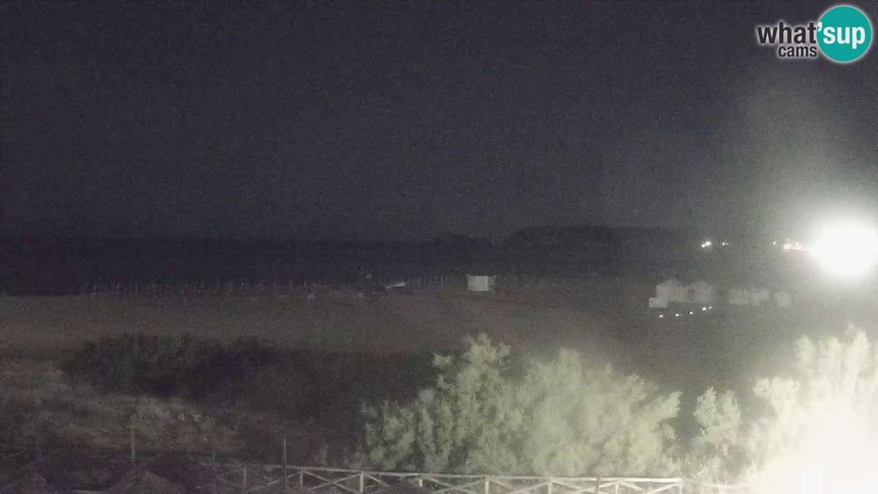 Webcam Torre dei Corsari – Vue en direct sur la plage depuis Punta Usai