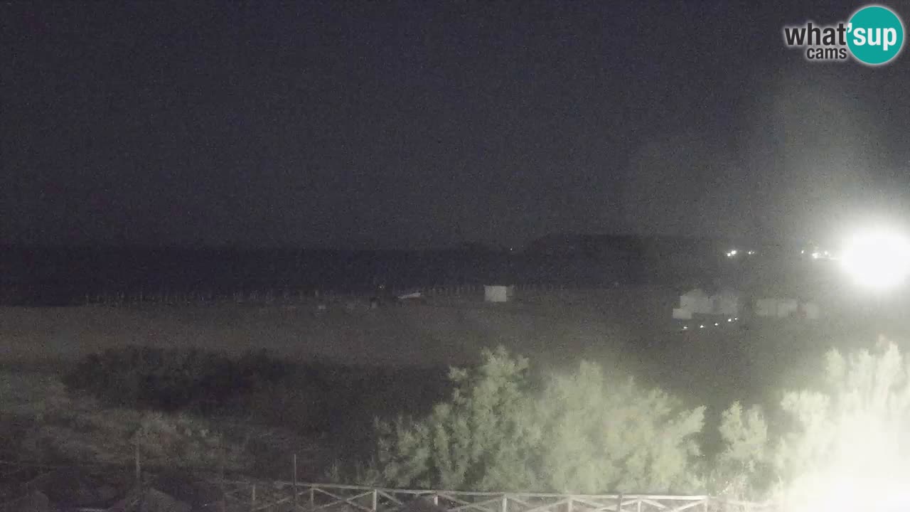 Webcam Torre dei Corsari – Vista live sulla spiaggia da Punta Usai