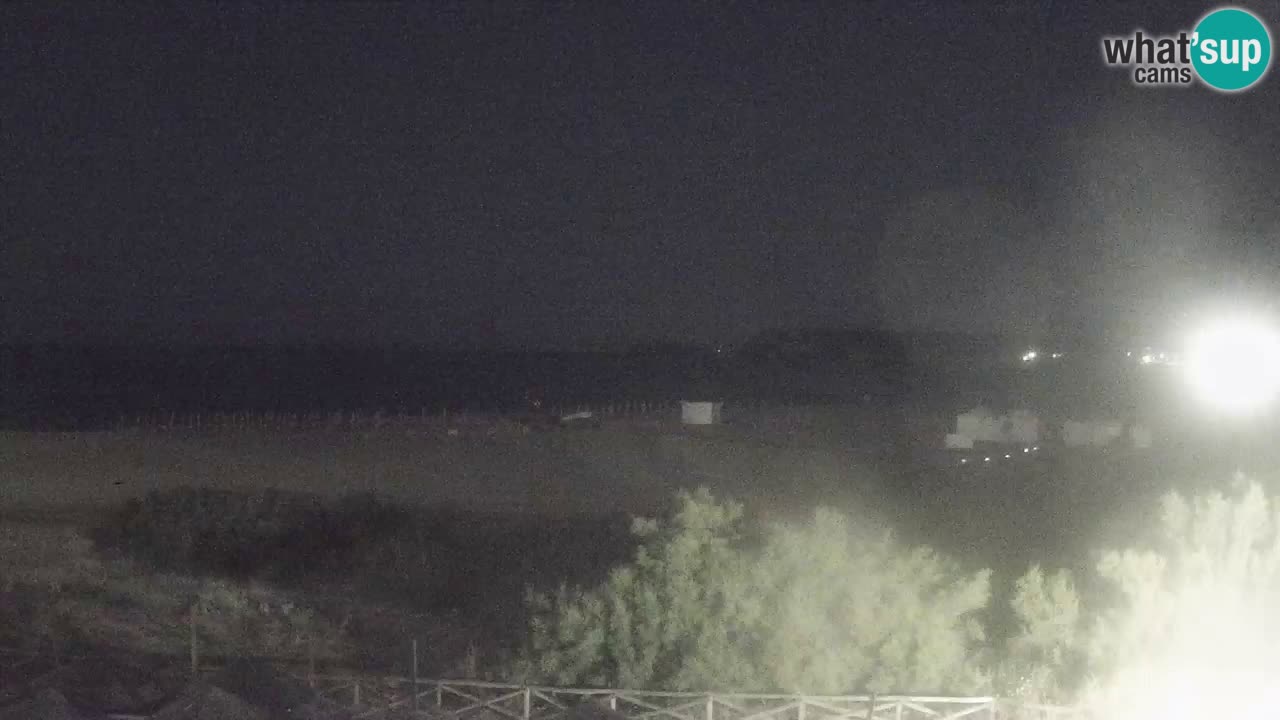 Webcam Torre dei Corsari – Liveblick auf den Strand von Punta Usai