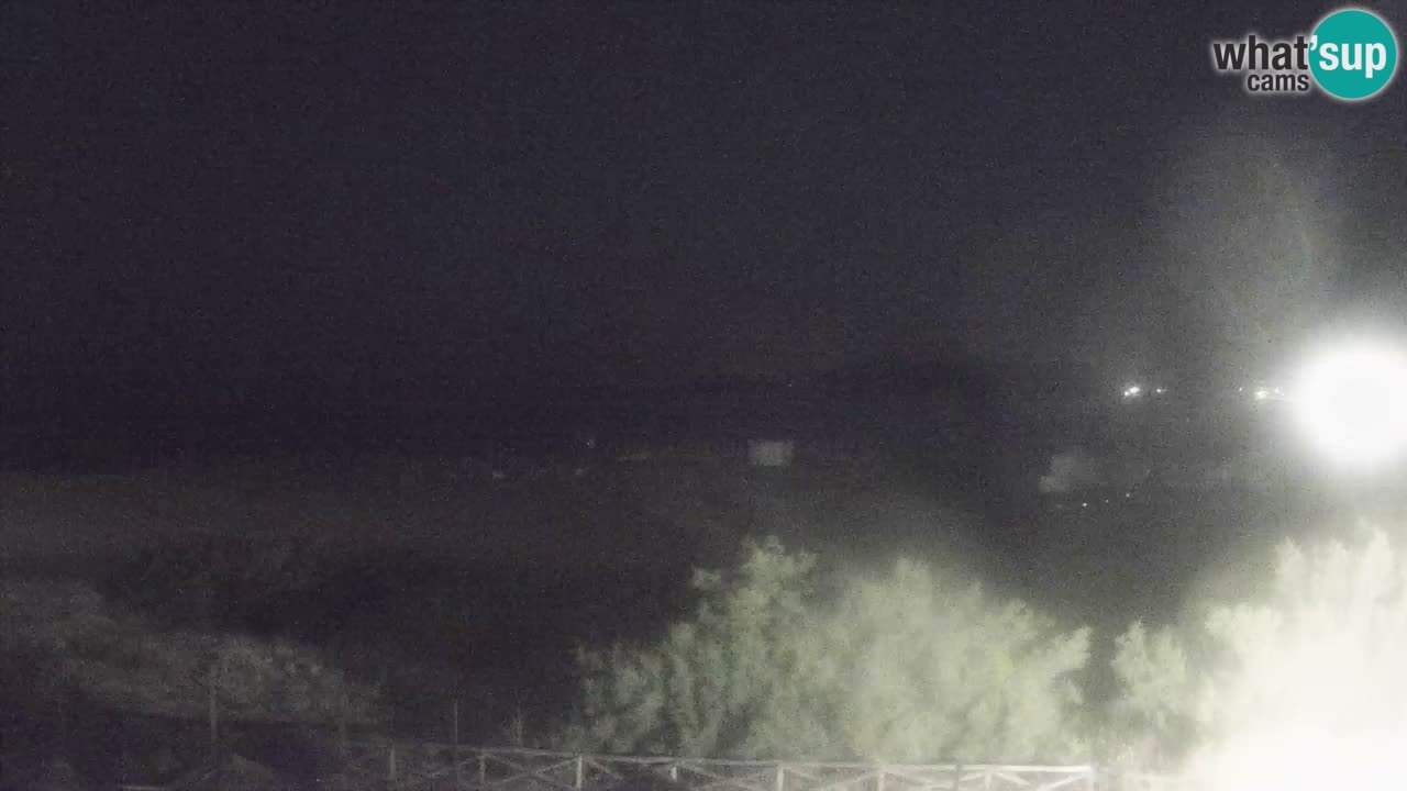 Webcam Torre dei Corsari – Vista live sulla spiaggia da Punta Usai