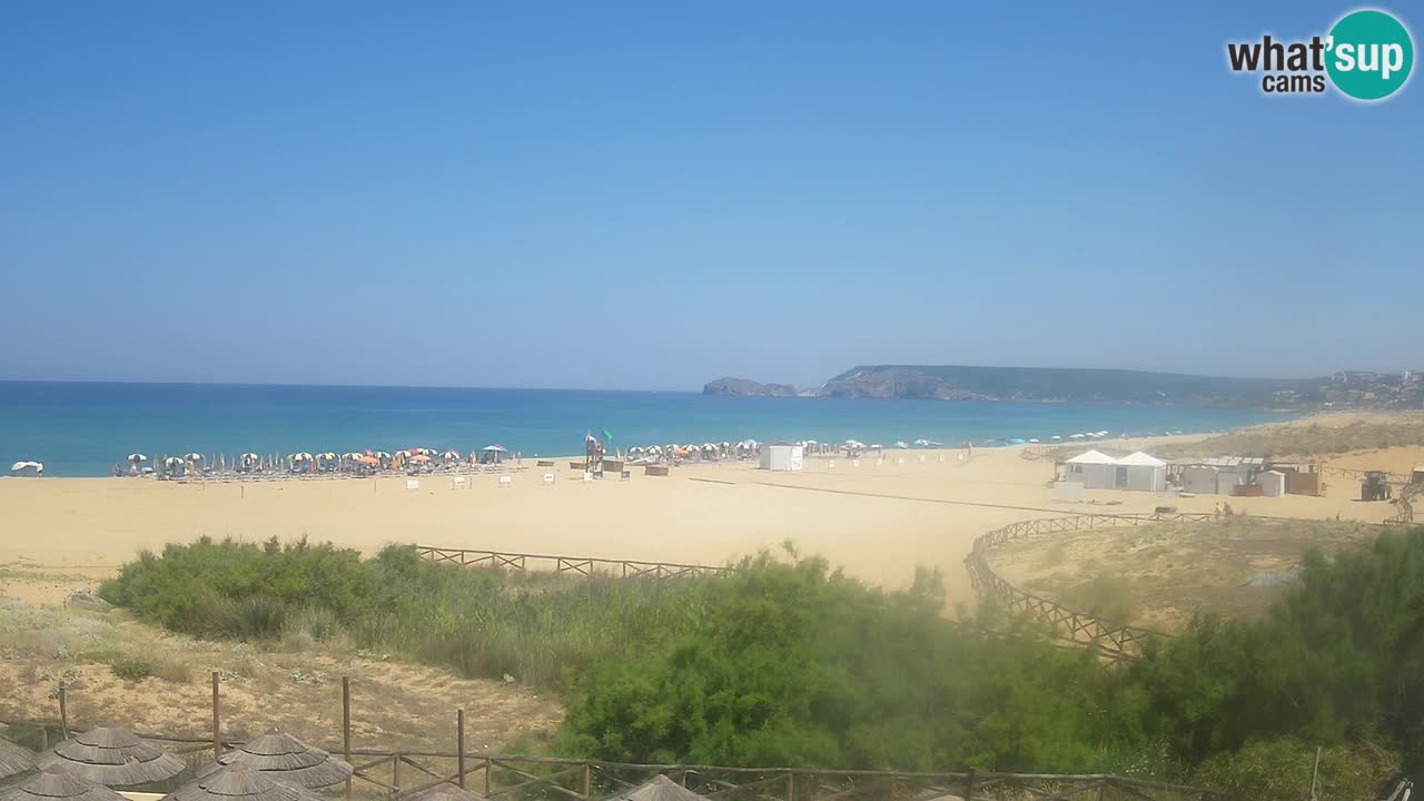 Webcam Torre dei Corsari – Liveblick auf den Strand von Punta Usai